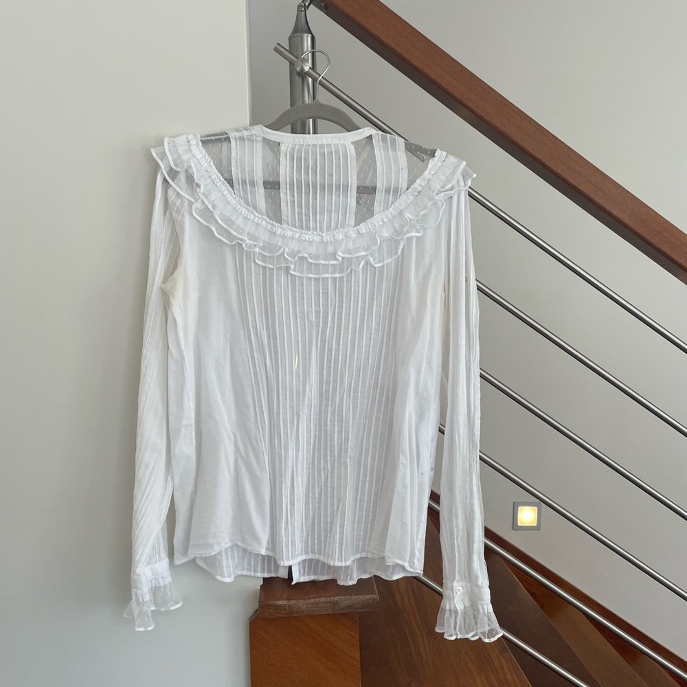 McQ by Alexander McQueen White Blouse - Picture 4 of 7